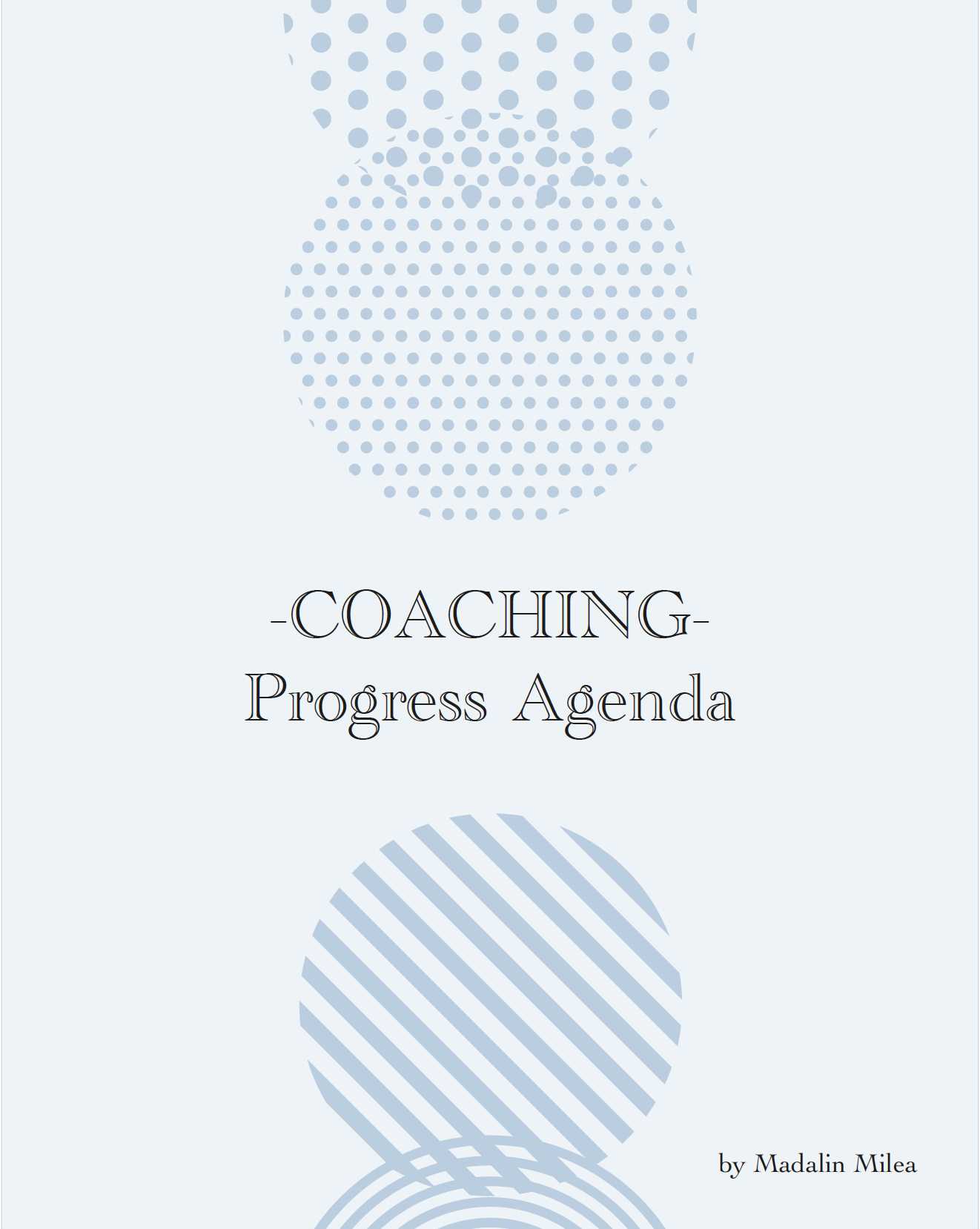Coaching Progress Agenda - Copertă